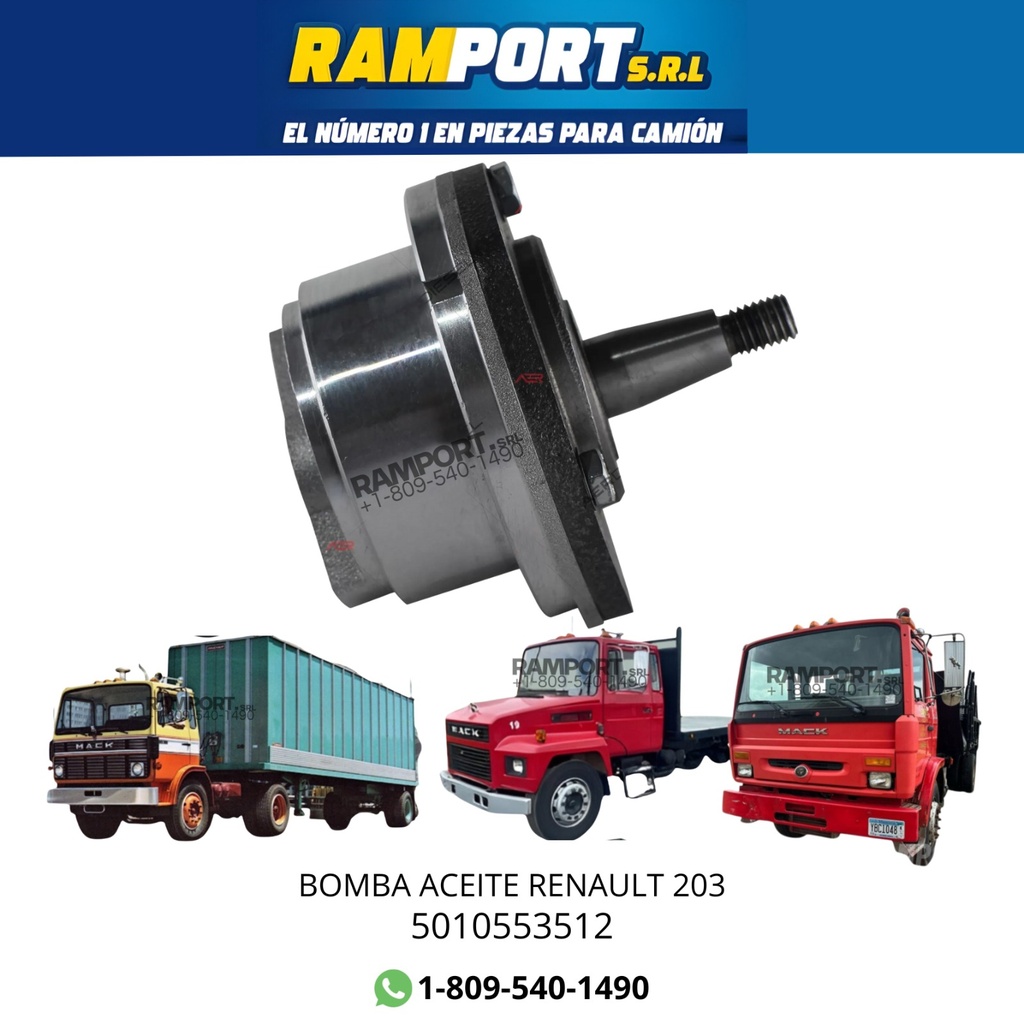 BOMBA ACEITE RENAULT 203 *