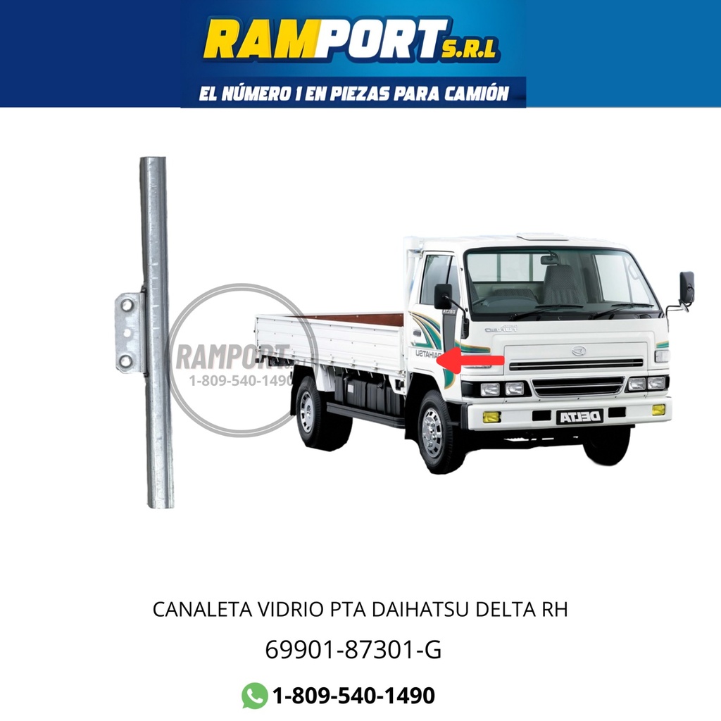 CANALETA CRISTAL DELTA RH Y LH