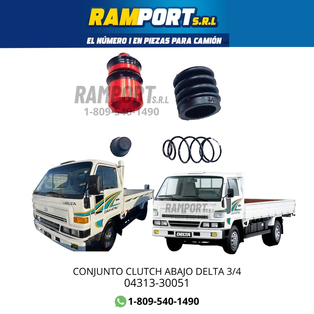 CONJUNTO CLUTCH INFERIOR DELTA 3/4