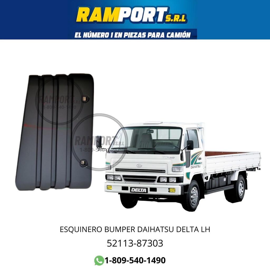 ESQUINA PARACHOQUE DELTA NEGRO LH