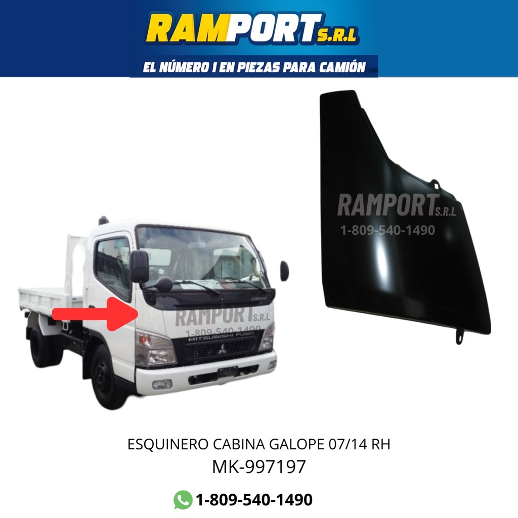 PANEL DE ESQUINA MITSUBISHI CANTER 07/14 RH