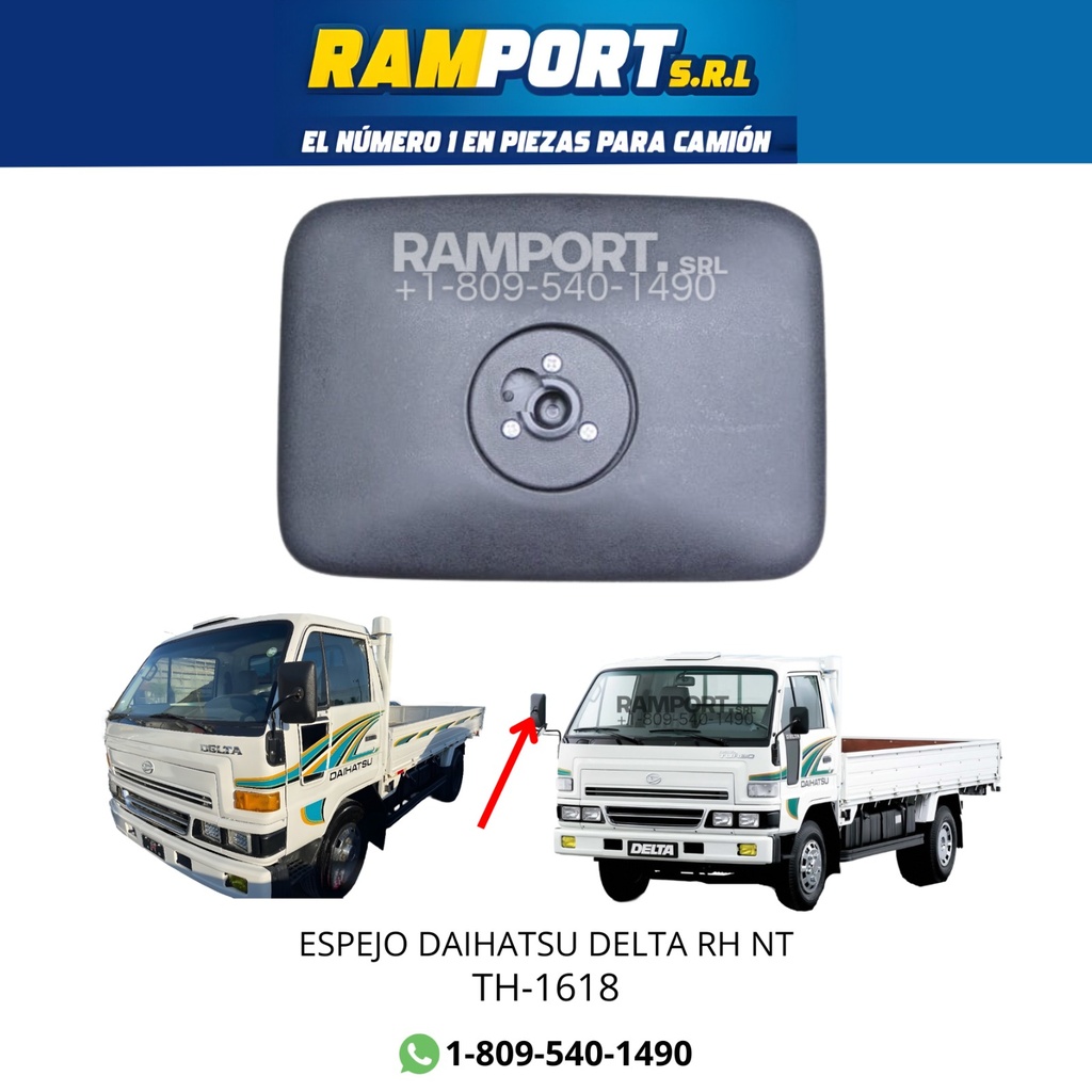 ESPEJO DAIHATSU DELTA RH NT