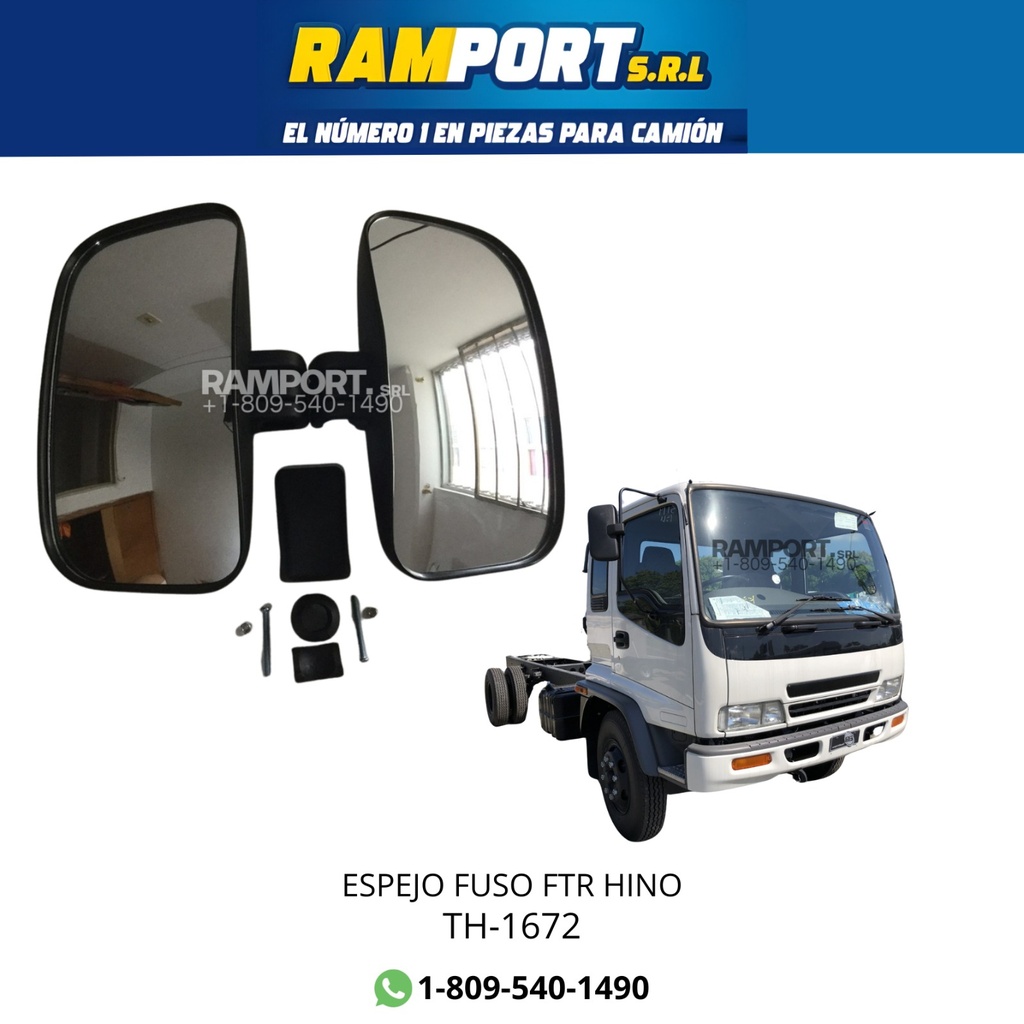 ESPEJO MITSUBISHI FUSO ISUZU FTR HINO