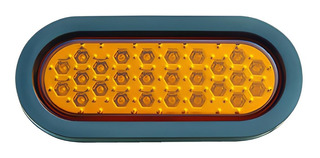FAROL LATERAL OVALADO TRAILER YELOW *