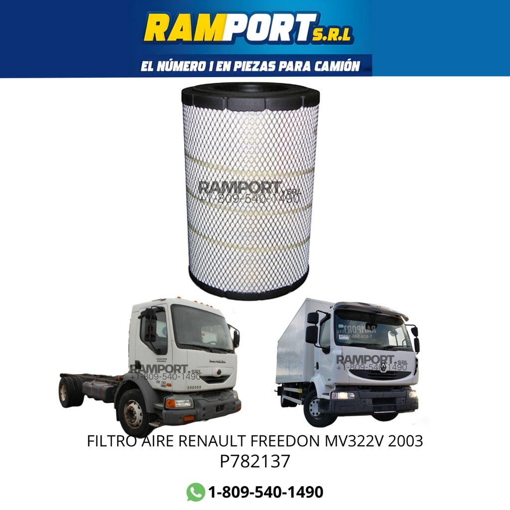 FILTRO AIRE RENAULT FREEDON MV322V 2003 *