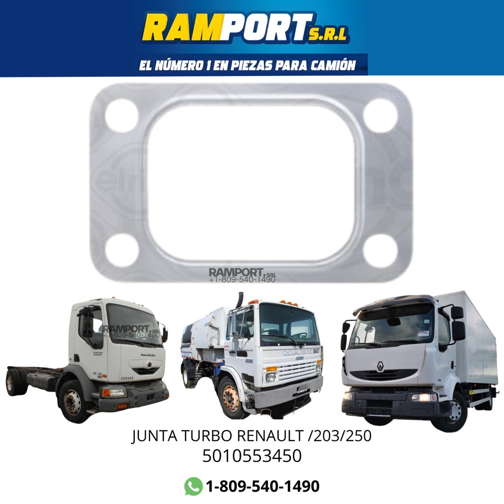 JUNTA TURBO RENAULT /203/250 *