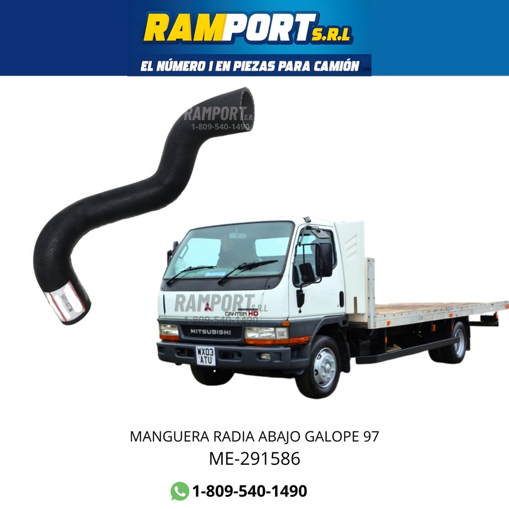 MANGUERA/R ABAJO CANTER 97/06