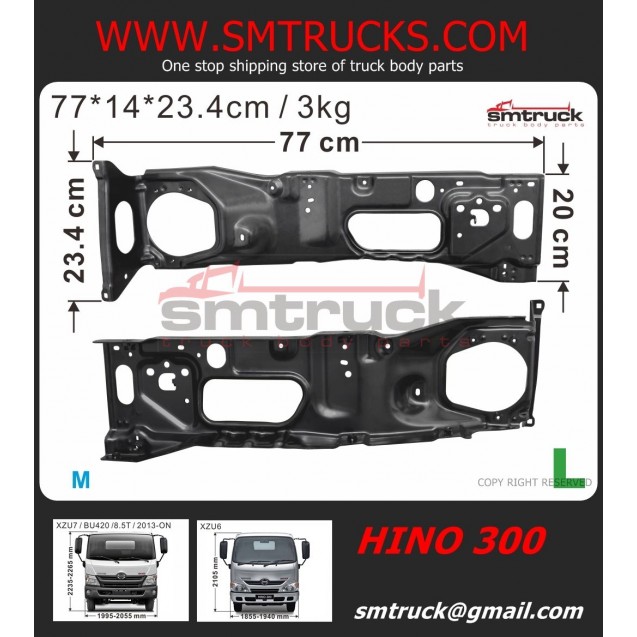 BASE P/B  HINO HN300 2013 LH