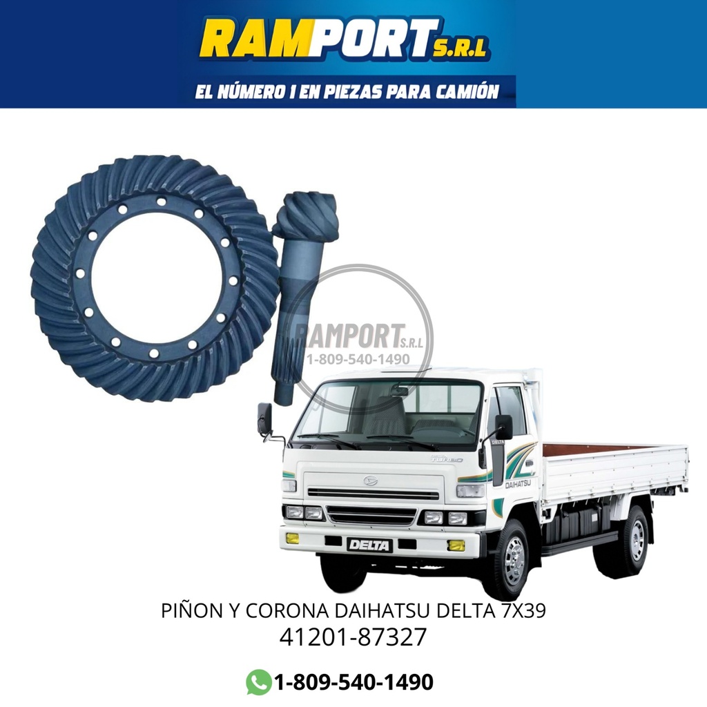 PIÑON Y CORONA DELTA 7X41