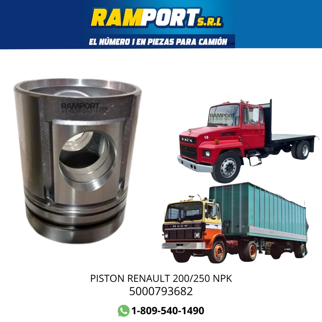 PISTON RENAULT 200/250 NPK *