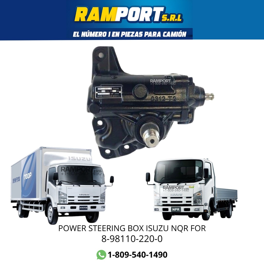 POWER STEERING BOX ISUZU NQR FOR H