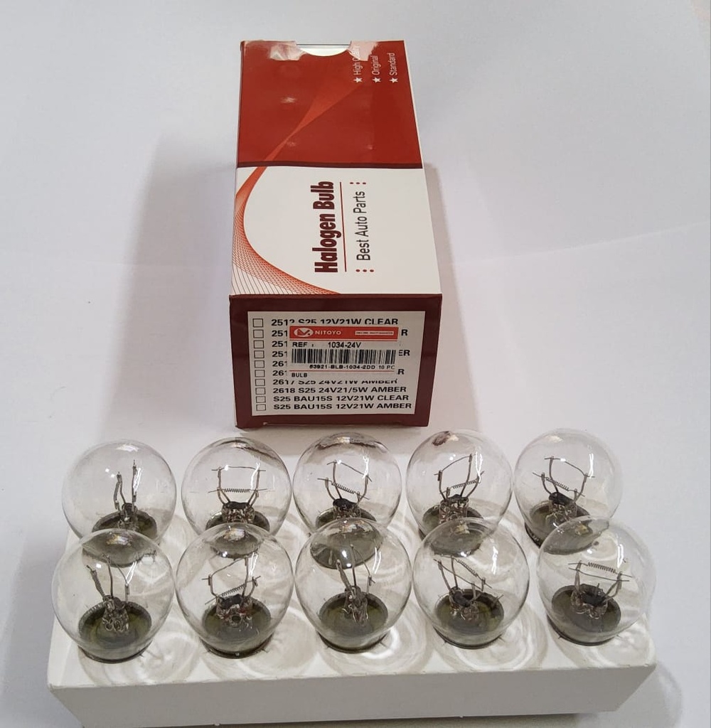 BOMBILLO 2 CONTACTO 24V 1034