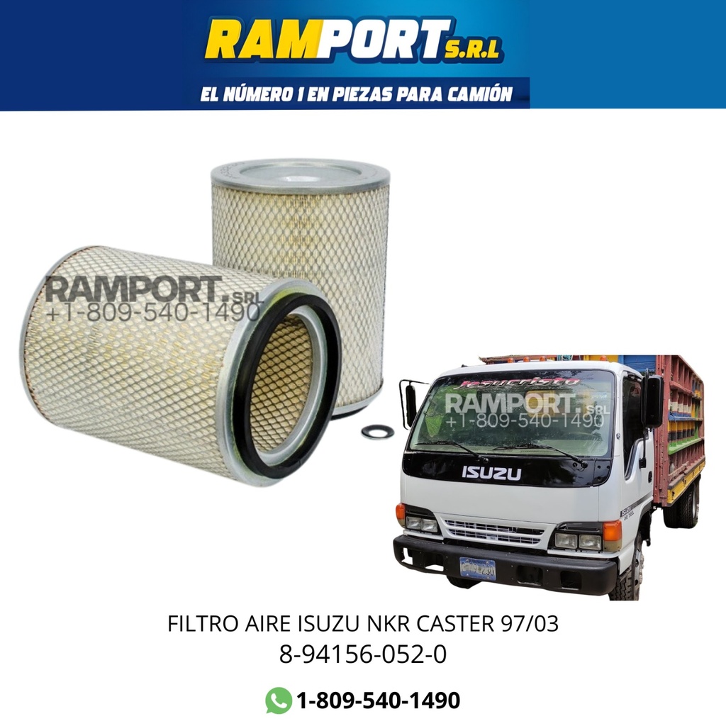 FILTRO AIRE ISUZU NKR CASTER 97/03 JAC