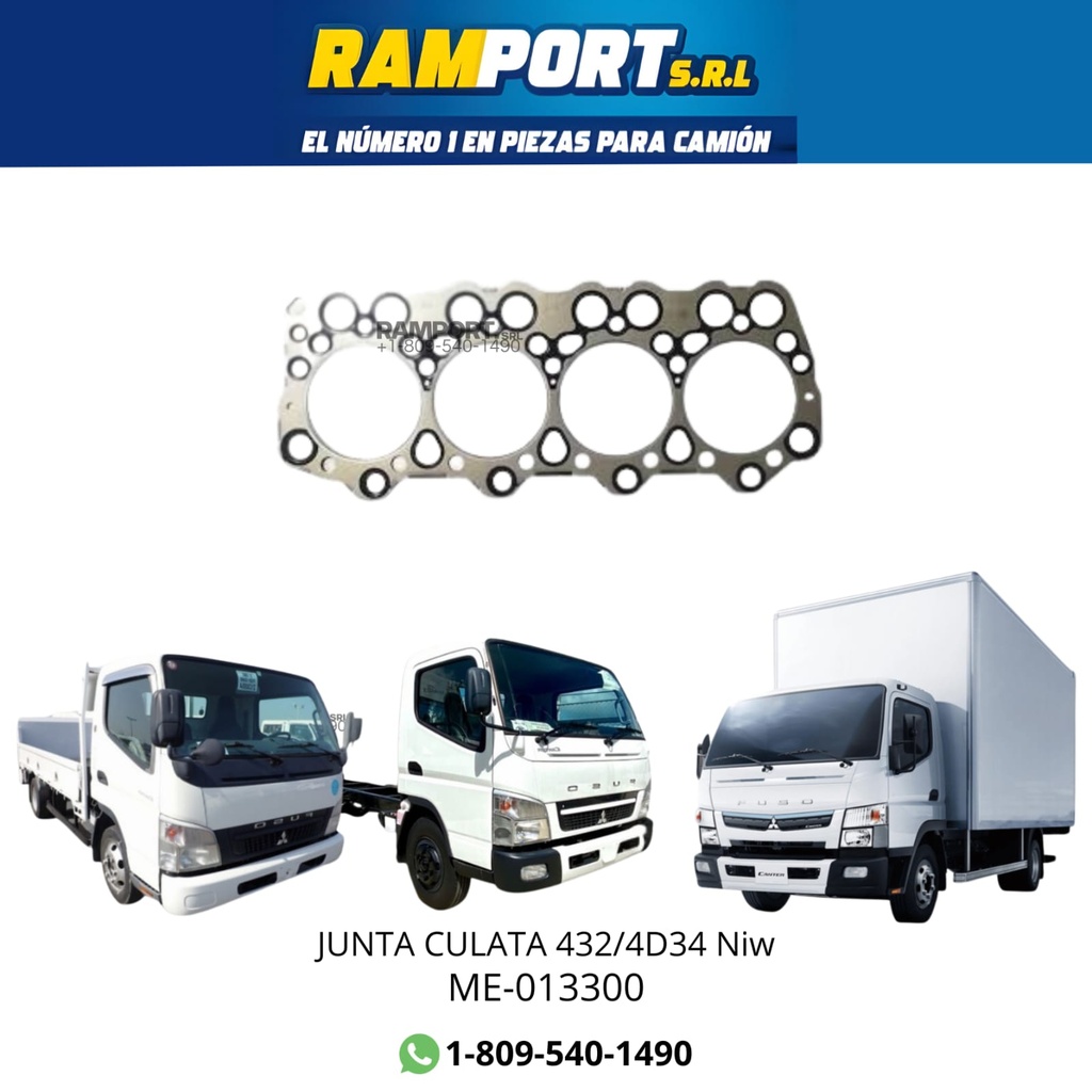 JUNTA CULATA 432/4D34 Niw
