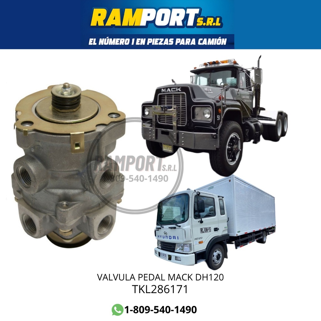 VALVULA PEDAL MACK HD120 *4