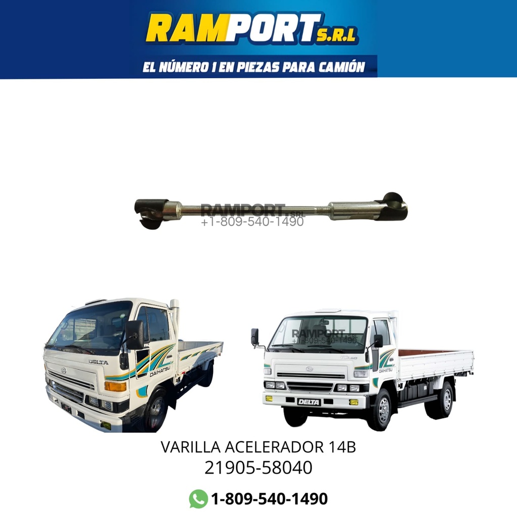 VARILLA ACELERADOR 14B -5