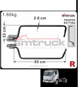 BRAZO LATERAL ISUZU NKR 10/16 C/A RH V/A 7.9T
