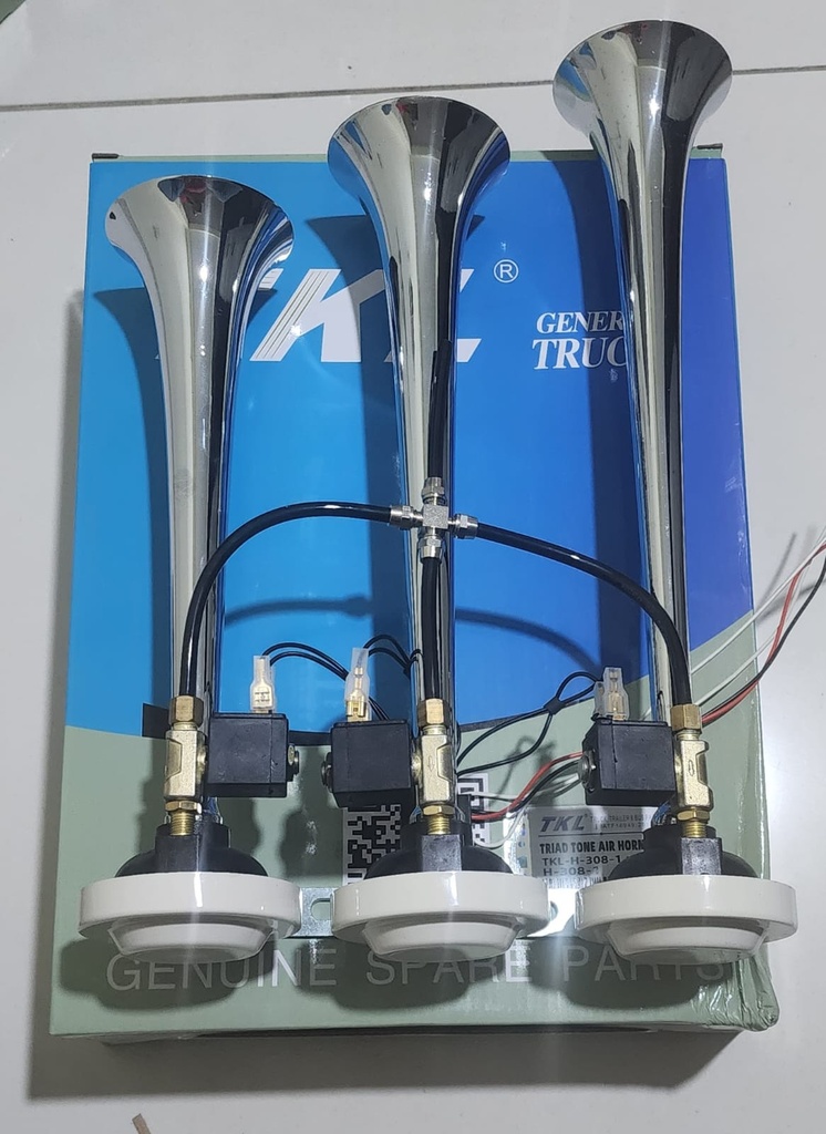 BOCINA AIRE TRIPLE 12V/24V TKL 