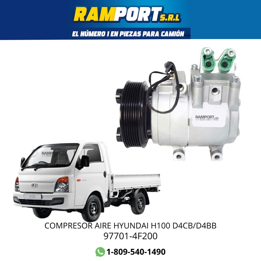 COMPRESSOR A/C HYUNDAI H100 D4CB/D4BB