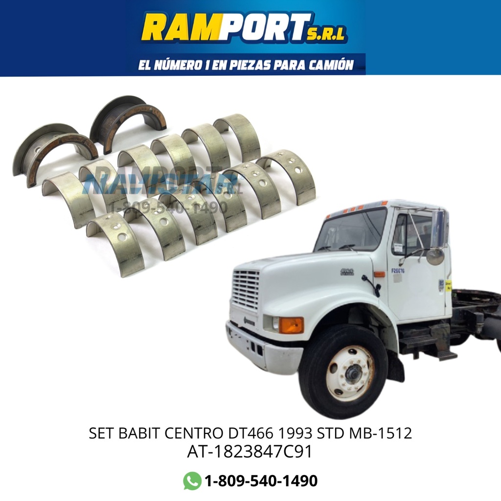 SET BABIT CENTRO DT466 1993 STD MB-1512 *