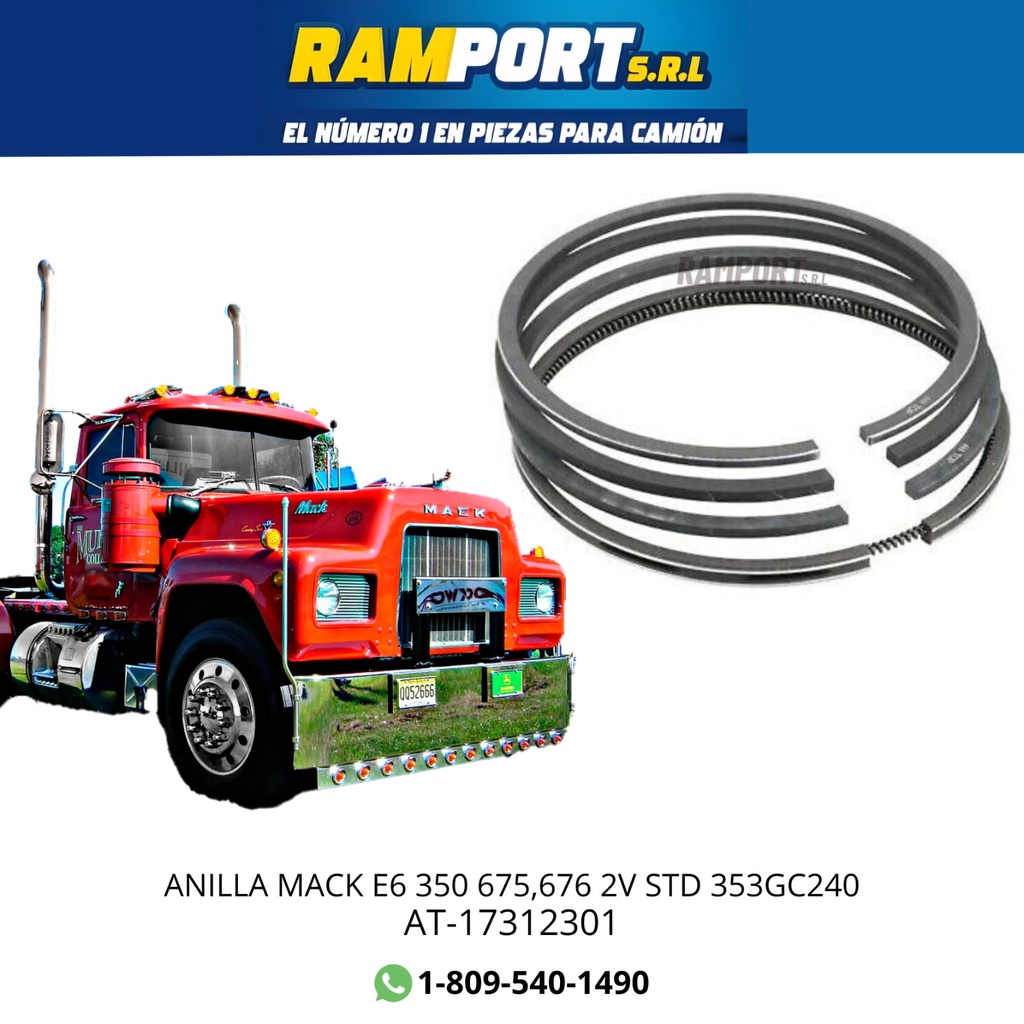 ANILLA MACK E6 350 675,676 2V STD 353GC240 *