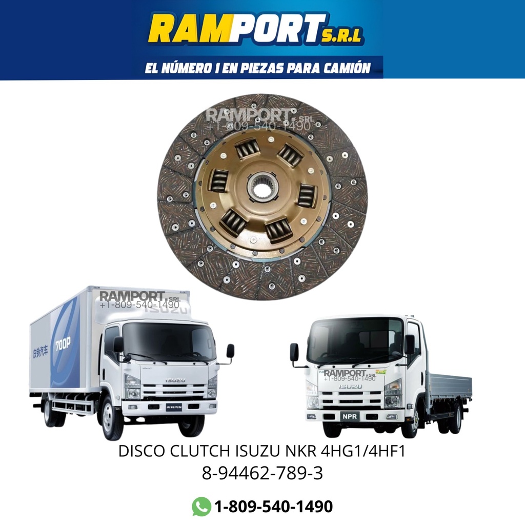 DISCO CLUSTCH ISUZU NKR 4HG1/4HF1