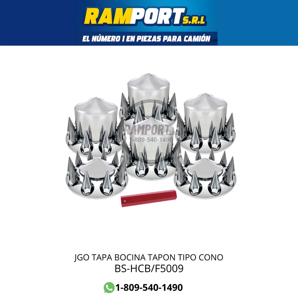 JGO TAPA BOCINA TAPON TIPO CONO