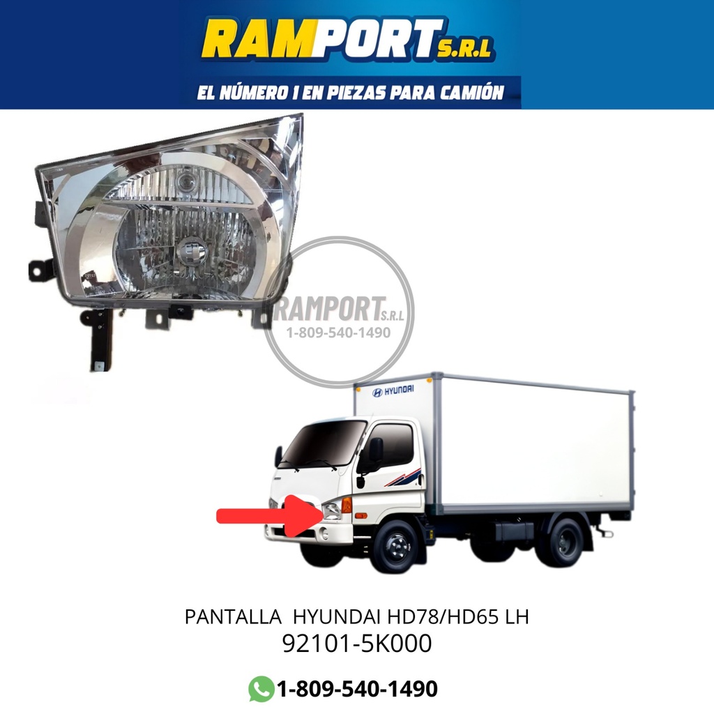 PANTALLA HYUNDAI HD78/HD65 2010 LH 56002