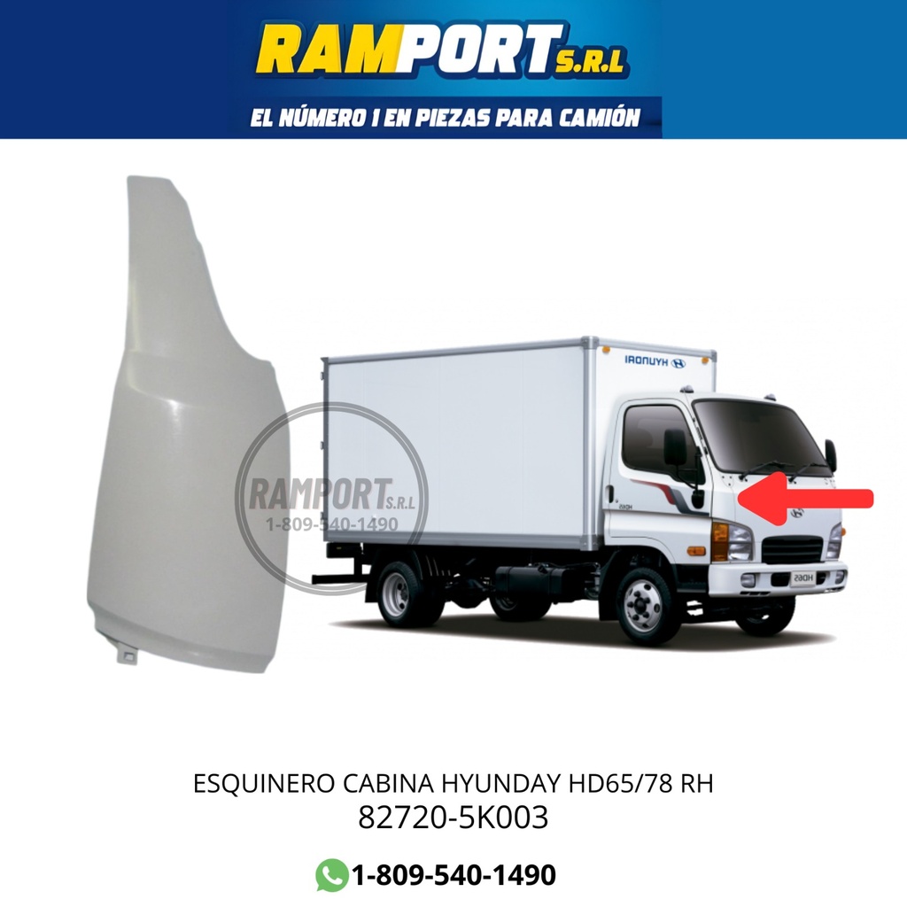 PANEL DE ESQUINA HYUNDAI HD65/78 RH