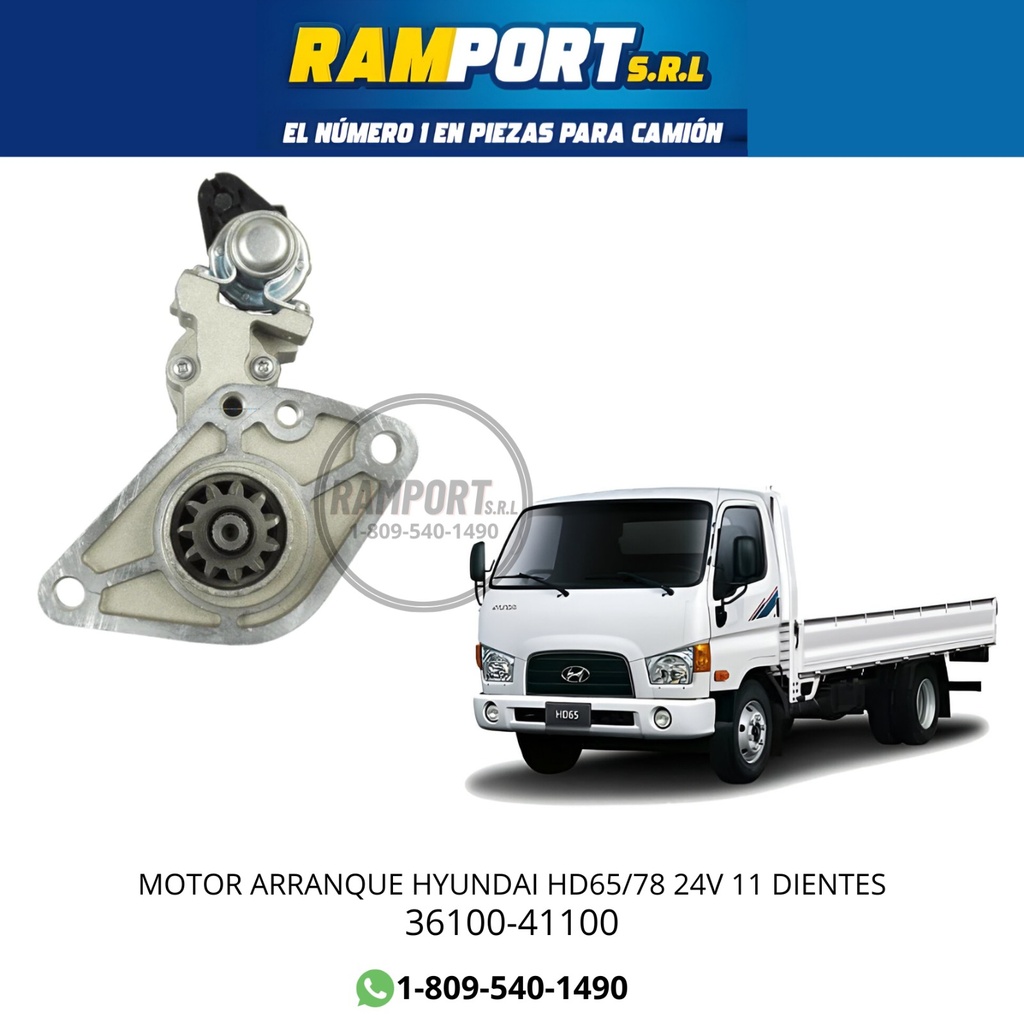 MT ARRANQUE HYUNDAI HD65/78 24V 11D -4