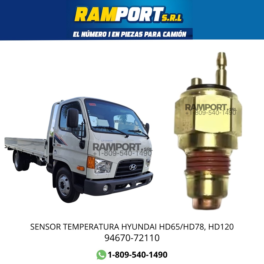 SENSOR TEMPERATURA HYUNDAI HD65/HD78, HD120