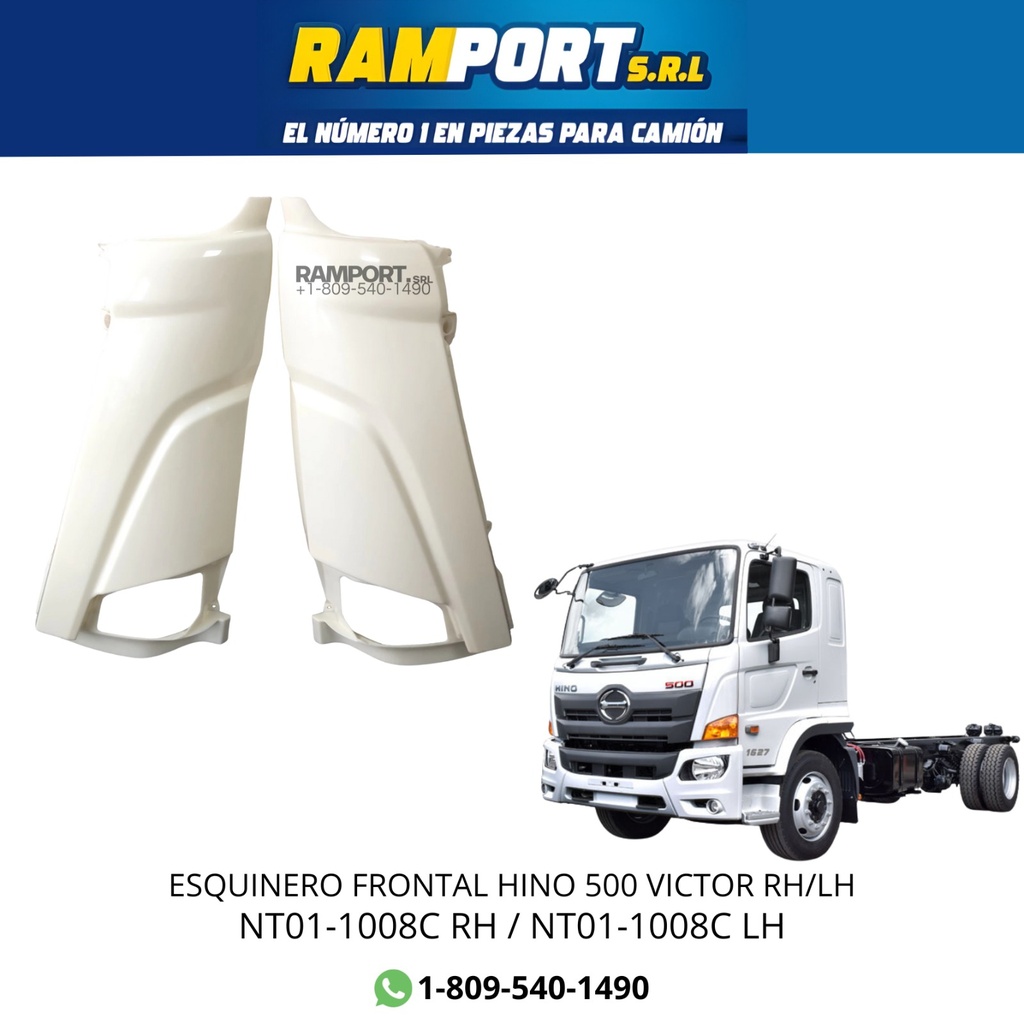 PANEL DE ESQUINA FLONTAL HINO 500 VICTOR RH