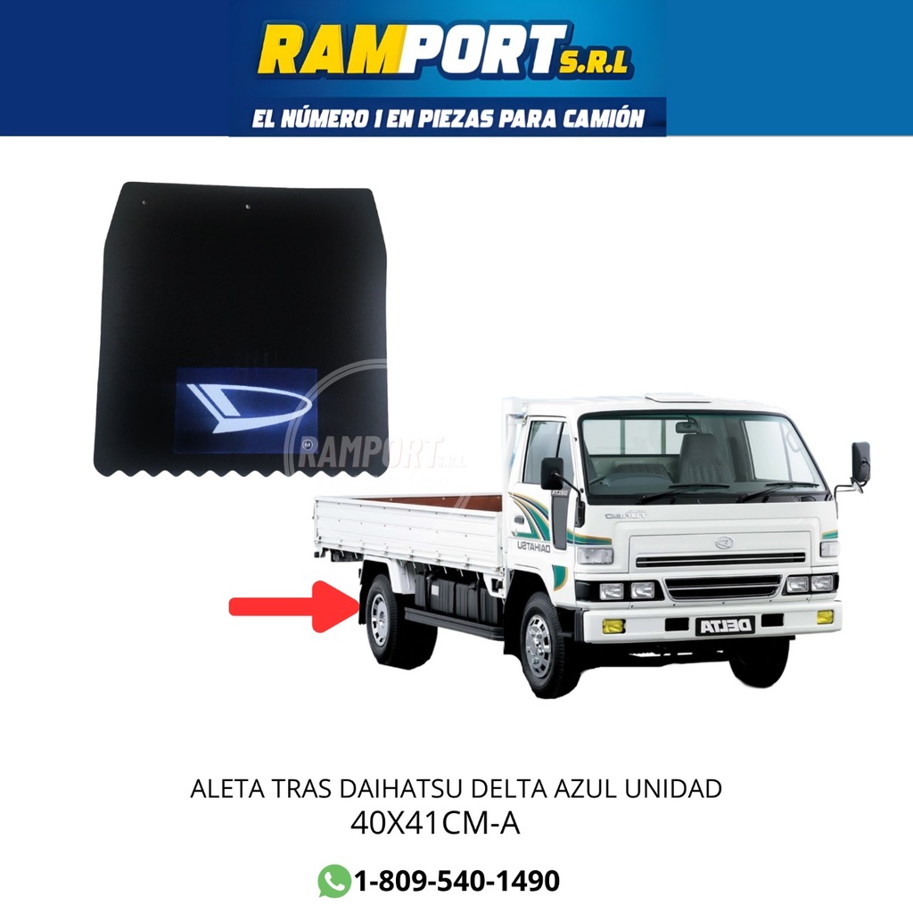 ALETA TRAS DAIHATSU DELTA AZUL GRUEZA   