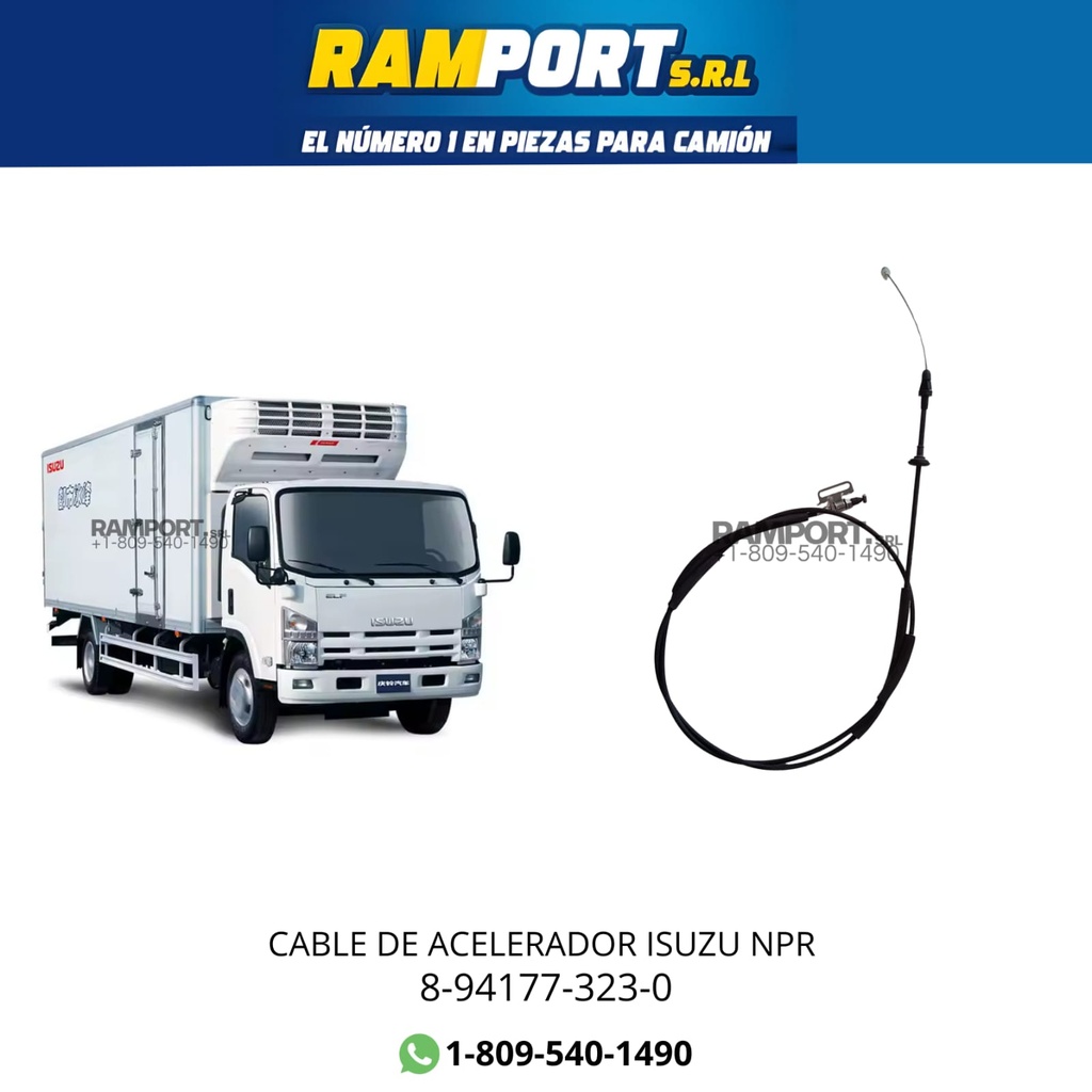 CABLE DE ACELERADOR ISUZU NPR 