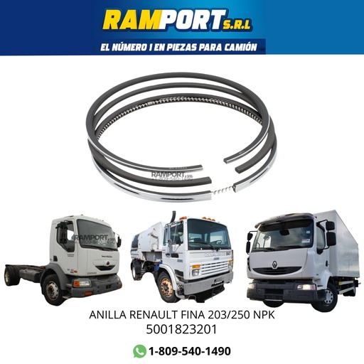[R5001823201] ANILLA RENAULT FINA 203/250 *4