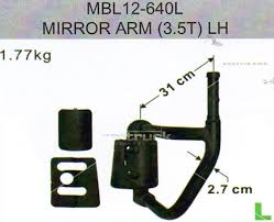 [MBL12-640L] BRAZO LATERAL CANTER FUSO NIW LH 3.5T