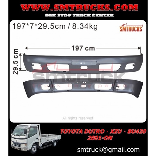 [TYL01-201] BUMPER DINA BU420 C/A 01/07 004-001-TYL
