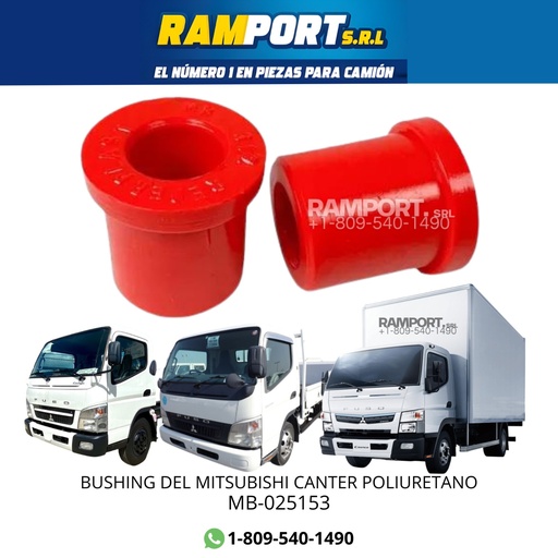 [MB-025153 NT] BUSHING DEL CANTER POLIURETANO