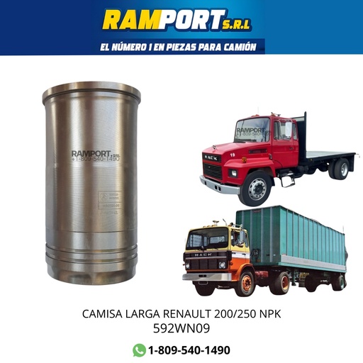 [R5000336162] CAMISA RENAULT 200/250 LARGA  *