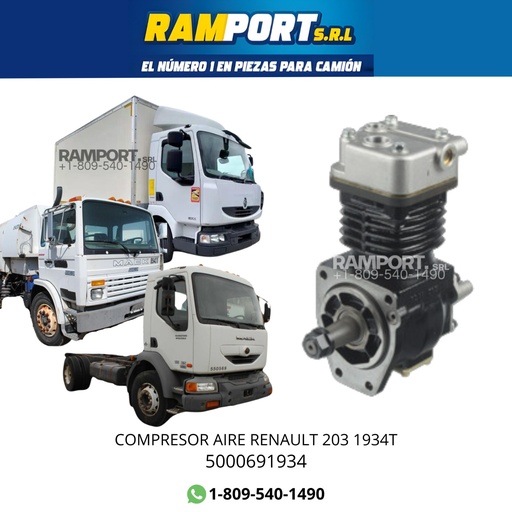 [5000691934] COMPRESSOR AIRE MIDLUM MANAGER 203 1934T