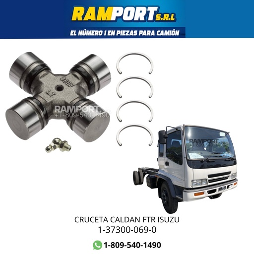[1-37300-069-0] CRUCETA CALDAN ISUZU FTR 