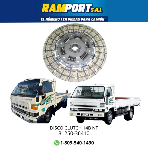 [NT31250-36410] DISCO CLUTCH 14B DELTA DINA-4