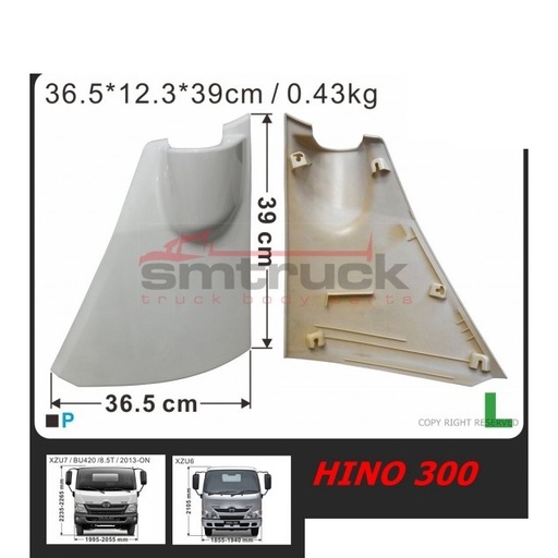 [HNL12-123BL] PANEL DE ESQUINA HINO 2013 LH V/A