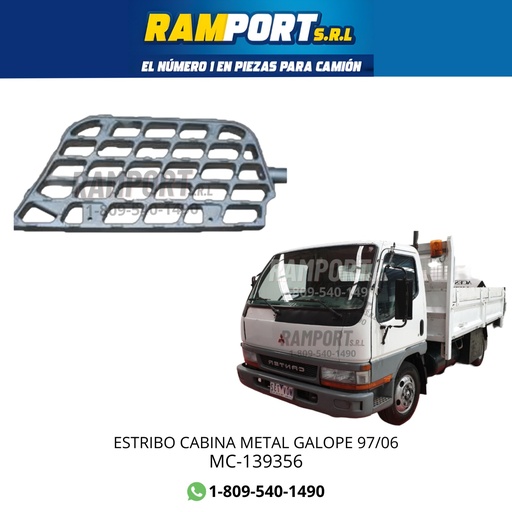 [MC-139356] ESCALÓN CANTER  97/06 METAL