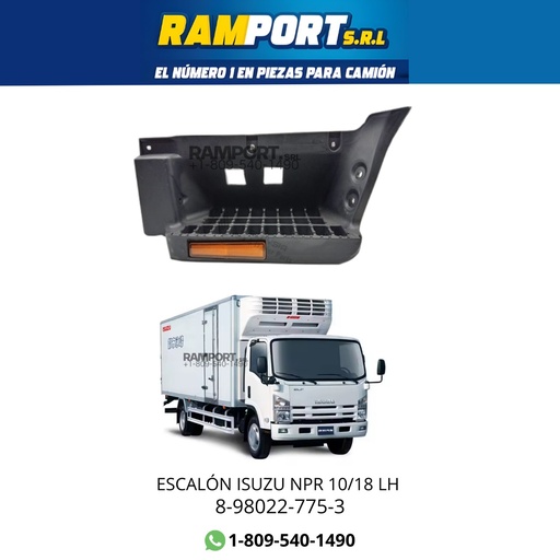 [8-98022-775-3] ESCALÓN ISUZU NPR 10/18 LH 