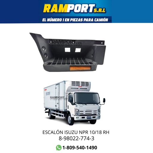 [8-98022-774-3] ESCALÓN ISUZU NPR 10/18 RH 