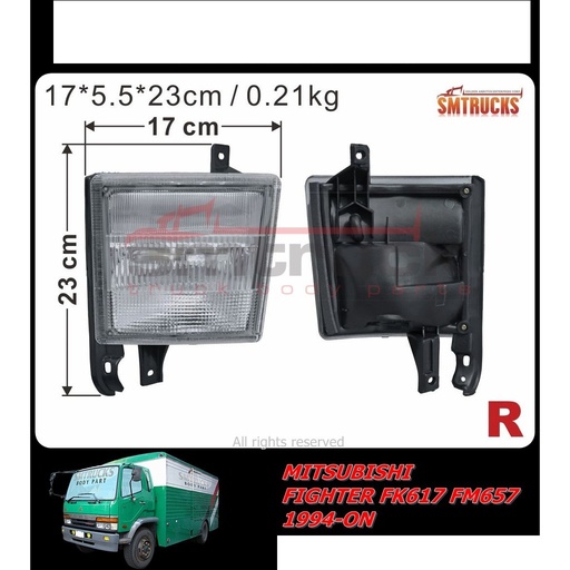 [MBM94-710R] FAROL DEL FK615/17 FM657 RH