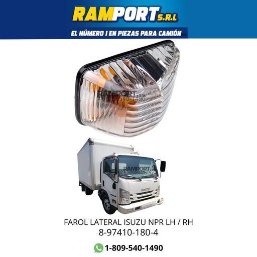 [8-97410-180-4] FAROL LATERAL ISUZU NPR RH