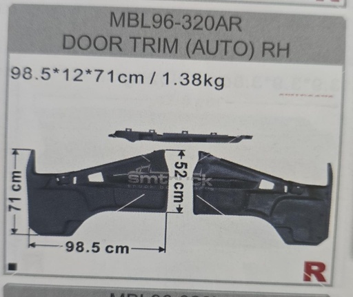 [006-006-MBL-R] FORRO CANTER 97/06 MBL96-320AR ELETRIC