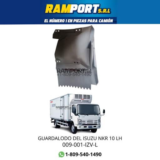 [009-001-IZV-L] GUARDALODO DEL ISUZU NKR 10 LH